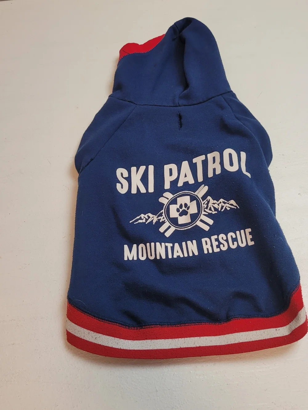 Dog Ski Patrol Mountain Rescue Hoodie - Blue